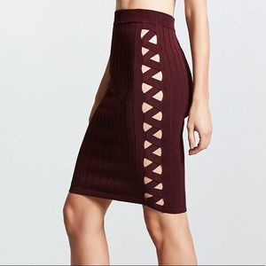 Bodycon Cutout Skirt